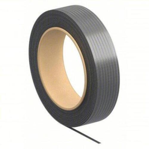 DESCRIPTION: (1) BOX OF PLASTIC STRAPPING BRAND/MODEL: 16P048 RETAIL$: $133.08 EA SIZE: 5/8 in Strapping Wd, 0.033 in Thick, 1,000 lb Break Strength,