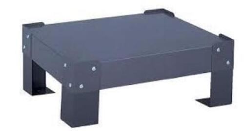 DESCRIPTION: (2) LEG BASE SLIDE RACK ACCESSORY BRAND/MODEL: DURHAM MFG #304-95-5.75 INFORMATION: BLACK RETAIL$: $51.00 EA QTY: 2