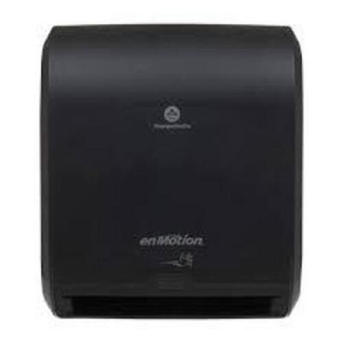 DESCRIPTION: (1) PAPER TOWEL DISPENSER BRAND/MODEL: GEORGIA-PACIFIC #3EB49 INFORMATION: BLACK RETAIL$: $70.00 EA QTY: 1