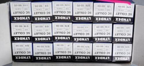 DESCRIPTION: (1) (18) PC 5C COLLET SET BRAND/MODEL: LYNDEX NIKKEN 510-018 RETAIL$: 581 SIZE: 1/16-1-1/8" QTY: 1