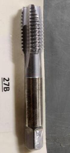 DESCRIPTION: (3) HSS SPIRAL POINT TAPS BRAND/MODEL: WIDIA VTSP05095 RETAIL$: 79.06 SIZE: 5/8-11 QTY: 3