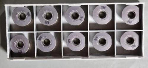 DESCRIPTION: (10) OFMW0706R10 CARBIDE MILLIGN INSERTS BRAND/MODEL: ISCAR OFMW0706R10-FF IC928 RETAIL$: $26.45 EA QTY: 10
