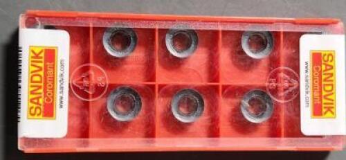 DESCRIPTION: (40) CARBIDE MILLING INSERTS BRAND/MODEL: SANDVIK S-600-1045E-ML RETAIL$: $17.30 PER INSERT QTY: 40