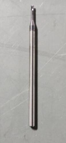 DESCRIPTION: (4) SOLID CARBIDE SQ END MILL BRAND/MODEL: HARVEY TOOL 861662-C3 RETAIL$: $38.60 EA SIZE: 1/16" 3/32" LOC 1/8" SD QTY: 4