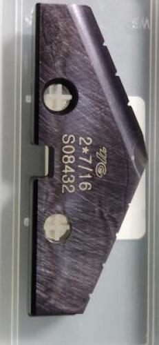 DESCRIPTION: (3) SUPER HSS (T15) THROW AWAY DRILL INSERTS BRAND/MODEL: YG1 S08432 RETAIL$: $47.59 EA SIZE: 2-7/16" QTY: 3