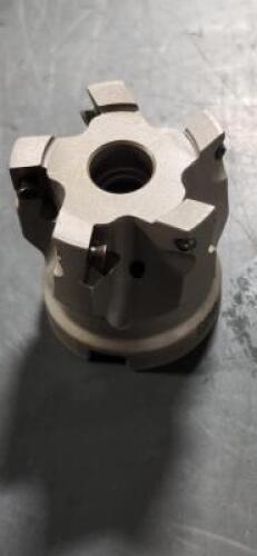 DESCRIPTION: (1) MININOVEX INDEXABLE FACE MILL BRAND/MODEL: WALTER F4042.UB13.038.Z05.11 RETAIL$: 481.79 SIZE: 1/2" ARBOR 0.461 DOC QTY: 1