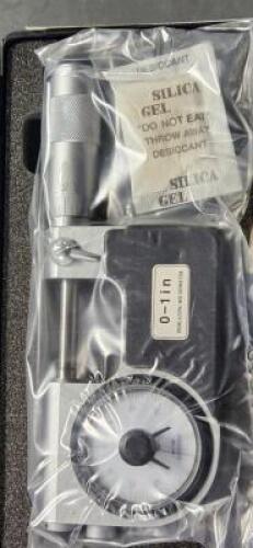 DESCRIPTION: (1) INDICATING MICROMETER BRAND/MODEL: 2333-1531 RETAIL$: 435.67 SIZE: 0-1" QTY: 1