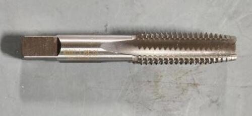 DESCRIPTION: (1) STRAIGHT FLUTE HAND TAP BRAND/MODEL: HERTEL 07683642 RETAIL$: 66.57 SIZE: M18x2.5 MC QTY: 1