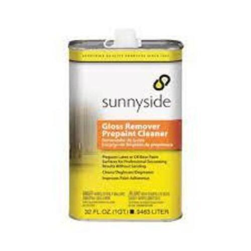 DESCRIPTION: (4) GLOSS REMOVER PREPAINT CLEANER BRAND/MODEL: SUNNYSIDE RETAIL$: $77.49 EA SIZE: 1 QT QTY: 4