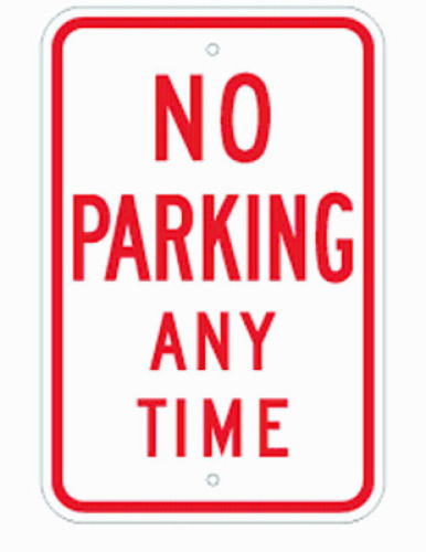 DESCRIPTION: (3) NO PARKING SIGN BRAND/MODEL: DENYSE SIGNS RETAIL$: $17.62 EA QTY: 3