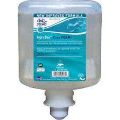 DESCRIPTION: (6) ANTIMICROBIAL FOAM SOAP BRAND/MODEL: AGROBAC PURE FOAM RETAIL$: $112.46 EA SIZE: 1L QTY: 6