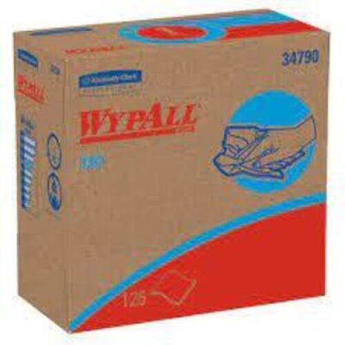 DESCRIPTION: (1) BOX OF (126) WIPES BRAND/MODEL: KIMBERLY CLARK WYPALL #64790 RETAIL$: $20.97 EA QTY: 1