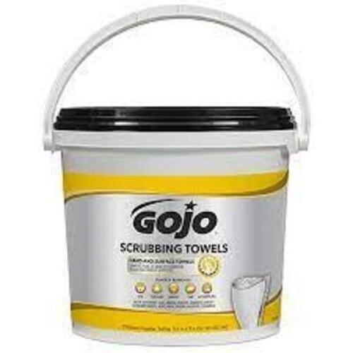 DESCRIPTION: (2) BUCKETS OF SCRUBBING TOWELS BRAND/MODEL: GOJO #782L07 RETAIL$: $57.63 EA SIZE: 170 TOWELS PER CONTAINER QTY: 2