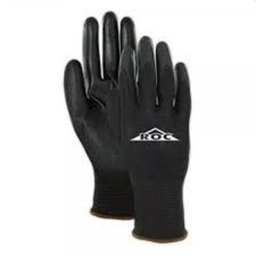 DESCRIPTION: (1) PACK OF (12) POLYURETHANE PALM COATED GLOVES BRAND/MODEL: MAGID ROC BP169 INFORMATION: BLACK RETAIL$: $17.52 EA SIZE: SIZE 10 QTY: 1