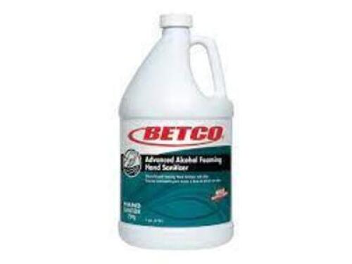 DESCRIPTION: (2) ALCOHOL FOAMING HAND SANITIZER BRAND/MODEL: BETCO RETAIL$: $50.00 EA SIZE: 1 GALLON QTY: 2