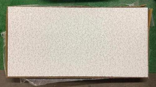(2) - BOXES OF 562 FISSURED CEILING PANELS