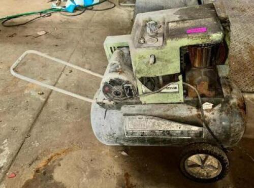 SEARS PORTABLE ELECTRIC AIR COMPRESSOR.