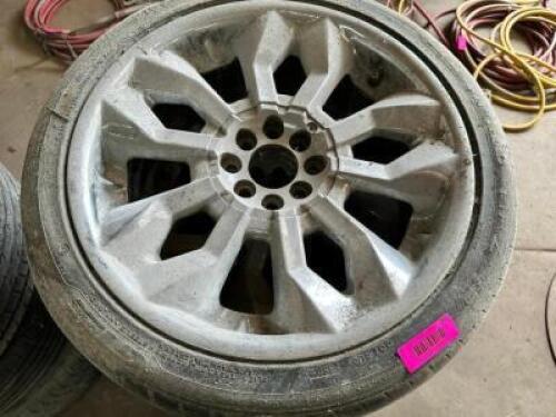 (4) USED TIRES AND RIMS