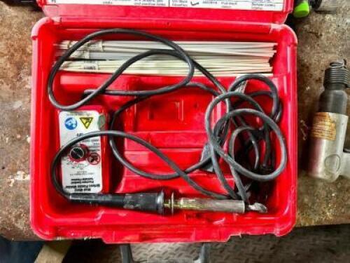 MINI-WELD MODEL 6 AIRLESS PLASTIC WELDER