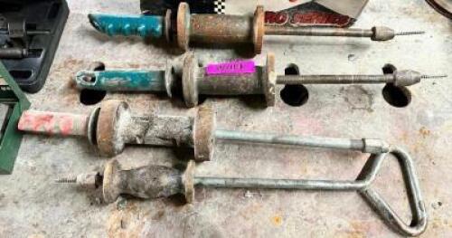 (4) ASSORTED SLIDE HAMMERS
