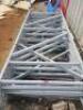 DESCRIPTION: (5) PALLET RACK UPRIGHTS SIZE: APPROX 44" X 120"T QTY: 5