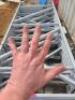DESCRIPTION: (5) PALLET RACK UPRIGHTS SIZE: APPROX 44" X 120"T QTY: 5 - 3