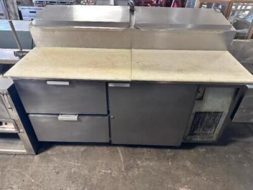 McCall 60" SANDWICH PREP TOP COOLER W/ (2) DRAWER AND (1) DOOR