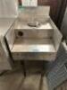 UNDER BAR STAINLESS DIP WELL W/ BLENDER RAIL FRONT