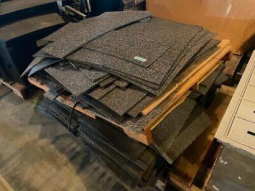 LARGE PALLET OF ASSORTED RUG TILES