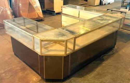 LARGE "U" SHAPPED JEWELRY DISPLAY UNIT