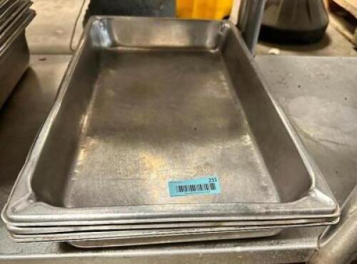 (2) FULL SIZE SLOTTED STAINLESS INSERTS