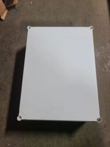DESCRIPTION: (1) ELECTRICAL ENCLOSURESIZE: APPROX 11 1/2" X 15 1/2" X 5 1/2"QTY: 1