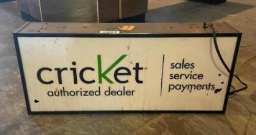 30 INCH ILLUMINATED SIGN / DISPLAY