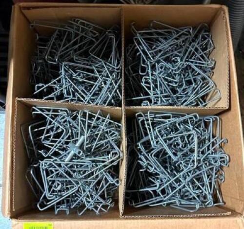 DESCRIPTION: LARGE BOX OF POD CLAMPS AS SHOWN LOCATION: WAREHOUSE #1