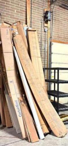 DESCRIPTION: LARGE ASSORTMENT OF SIDING (SOME BOXES ARE COMPLETE) INFORMATION: VARIOUS TYPES AND STYLES LOCATION: WAREHOUSE #1