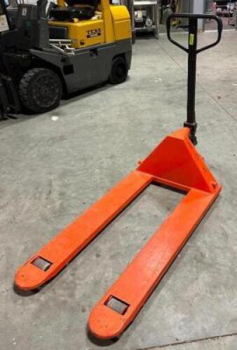 DESCRIPTION: 5500 LB. PALLET JACK LOCATION: WAREHOUSE QTY: 1