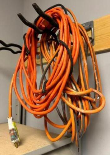 DESCRIPTION: (2) EXTENSION CORDS LOCATION: TOOL ROOM QTY: 2