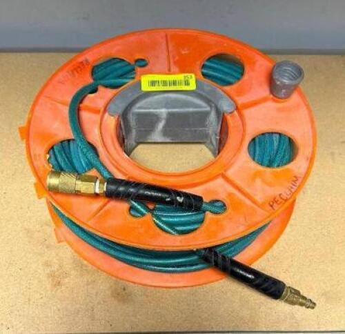 DESCRIPTION: PNEUMATIC HOSE REEL LOCATION: TOOL ROOM QTY: 1