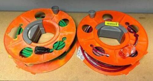 DESCRIPTION: (2) EXTENSION CORD REELS LOCATION: TOOL ROOM QTY: 2