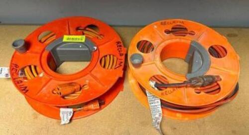 DESCRIPTION: (2) EXTENSION CORD REELS LOCATION: TOOL ROOM QTY: 2