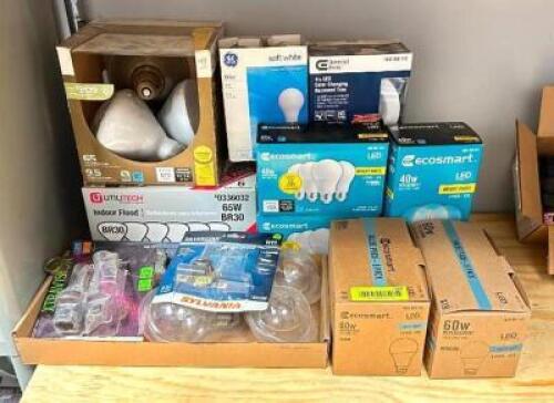 DESCRIPTION: ASSORTED LIGHT BULBS AND HARDWARE AS SHOWN LOCATION: WAREHOUSE #1- PAINT ROOM