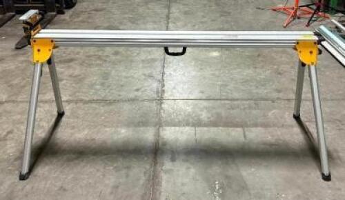 DESCRIPTION: HEAVY DUTY MITER SAW STAND WITH EXTENSION BRAND/MODEL: DEWALT DWX723 LOCATION: WAREHOUSE QTY: 1