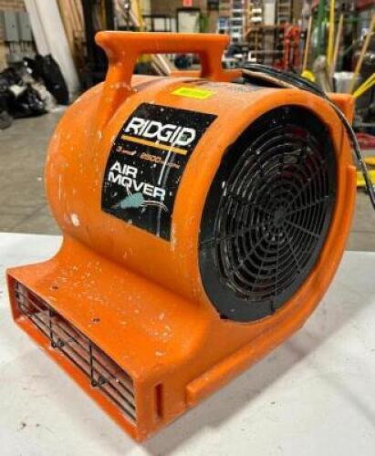 DESCRIPTION: 3-SPEED INDUSTRIAL BLOWER BRAND/MODEL: RIDGID AM25001 LOCATION: WAREHOUSE QTY: 1