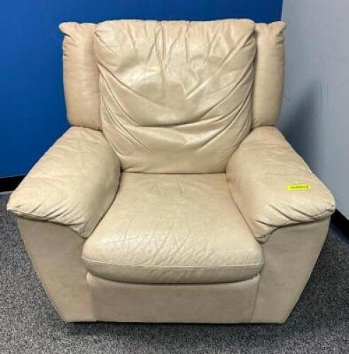 DESCRIPTION: RECLINING SOFA CHAIR LOCATION: BACK OFFICE QTY: 1