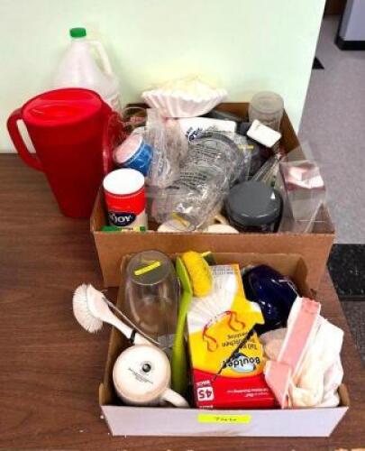 DESCRIPTION: ASSORTED KITCHEN SUPPLIES AND UTENSILS LOCATION: MAIN OFFICE QTY: 1