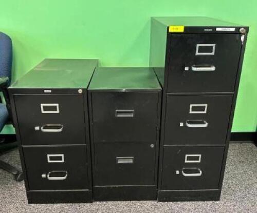 DESCRIPTION: (3) FILING CABINETS LOCATION: MAIN OFFICE QTY: 3