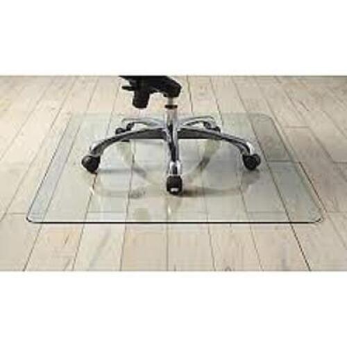 DESCRIPTION: (1) GLASS CHAIR MAT, TEMPERED GLASS BRAND/MODEL: CAPITAL GLASS #CG214 INFORMATION: CLEAR, BRONZE RETAIL$: $179.99 EA SIZE: 1111 X 768 X 5