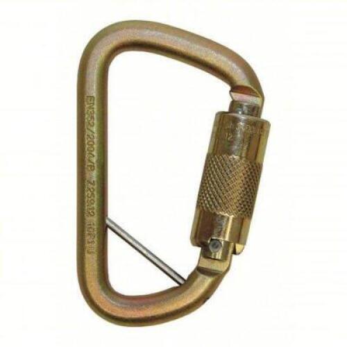 DESCRIPTION: (3) CARABINER, OFFSET BRAND/MODEL: 3M DBI-SALA #30M715 INFORMATION: GOLD RETAIL$: $92.63 EA SIZE: 420 LB CAPACITY QTY: 3