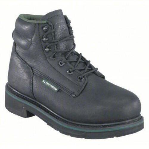 DESCRIPTION: (1) PAIR OF WORK BOOTS BRAND/MODEL: FLORSHEIM #34DH96 INFORMATION: BLACK RETAIL$: $152.24 PER PAIR SIZE: MENS 12 QTY: 1