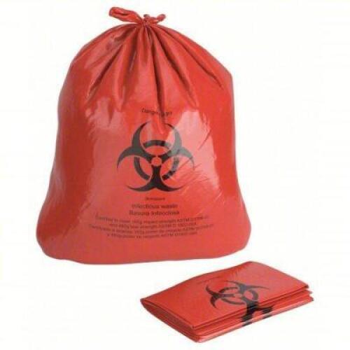 DESCRIPTION: (1) CASE OF (100) BIOHAZARD BAGS BRAND/MODEL: ABILITY ONE #5KRC4 INFORMATION: ORANGE RETAIL$: $60.34 TOTAL SIZE: 45 GAL CAPACITY, 40 IN W
